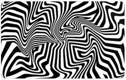 BLACK & WHITE SWIRL